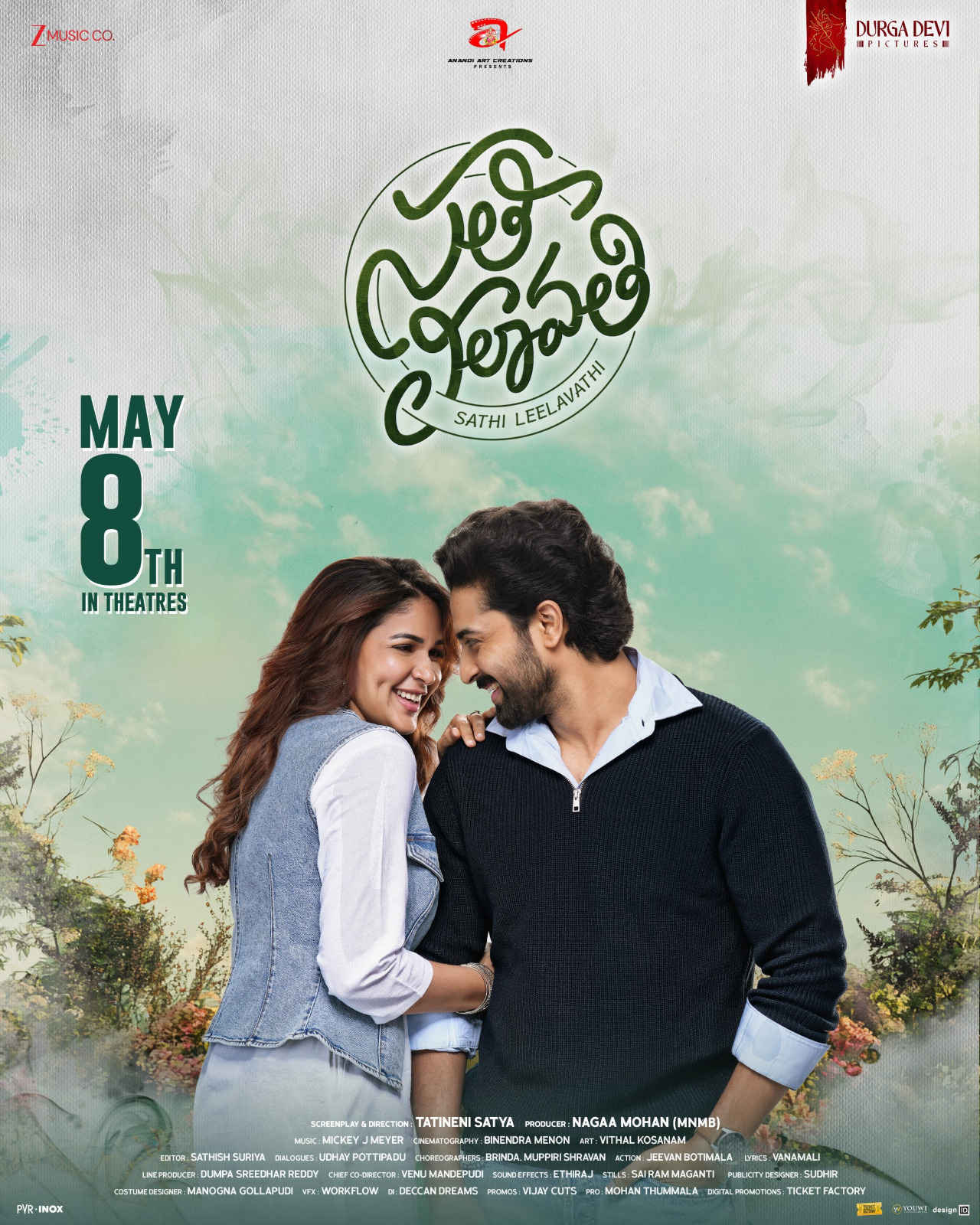 Anandi Art Creations Presents Sathi Leelavathi Release on May 8, 2026