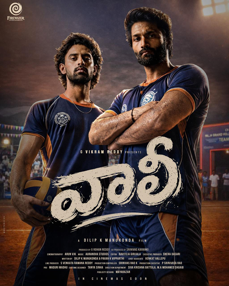 Krish Jagarlamudi Unveils ‘VOLLEY’ Title Motion Poster, Raises Buzz for Intense Sports Drama