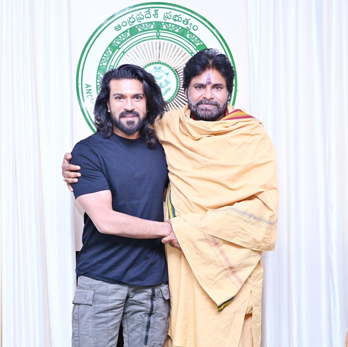 Ram Charan Meets Pawan Kalyan 