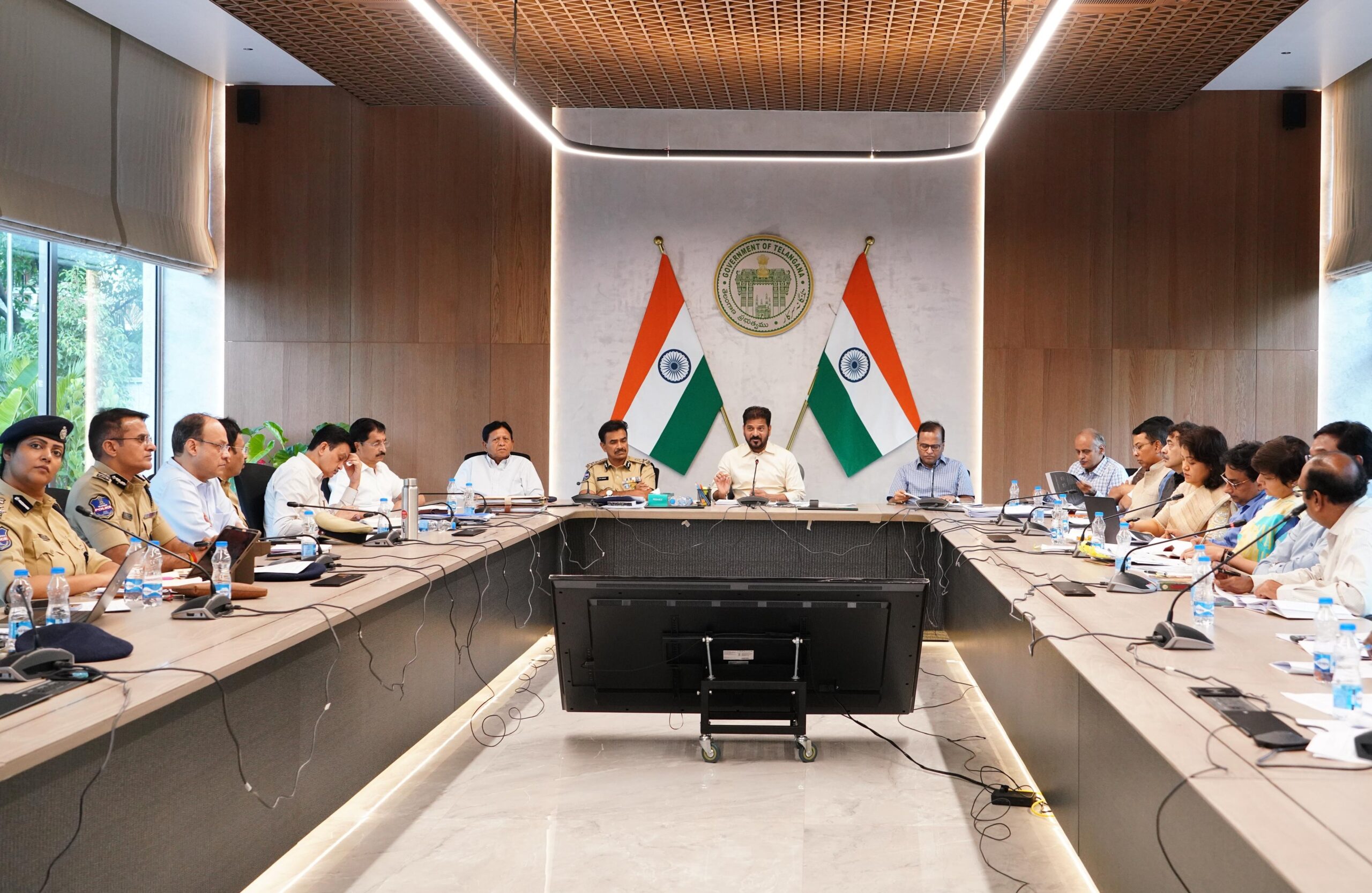 Won’t Tolerate Traffic Jams During Rains, Says Revanth Reddy