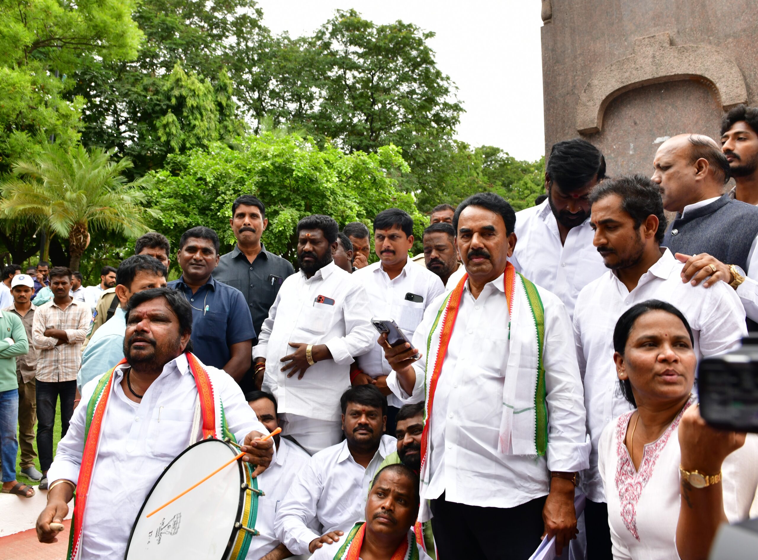Minister Jupally Krishna Rao at Gun Park 